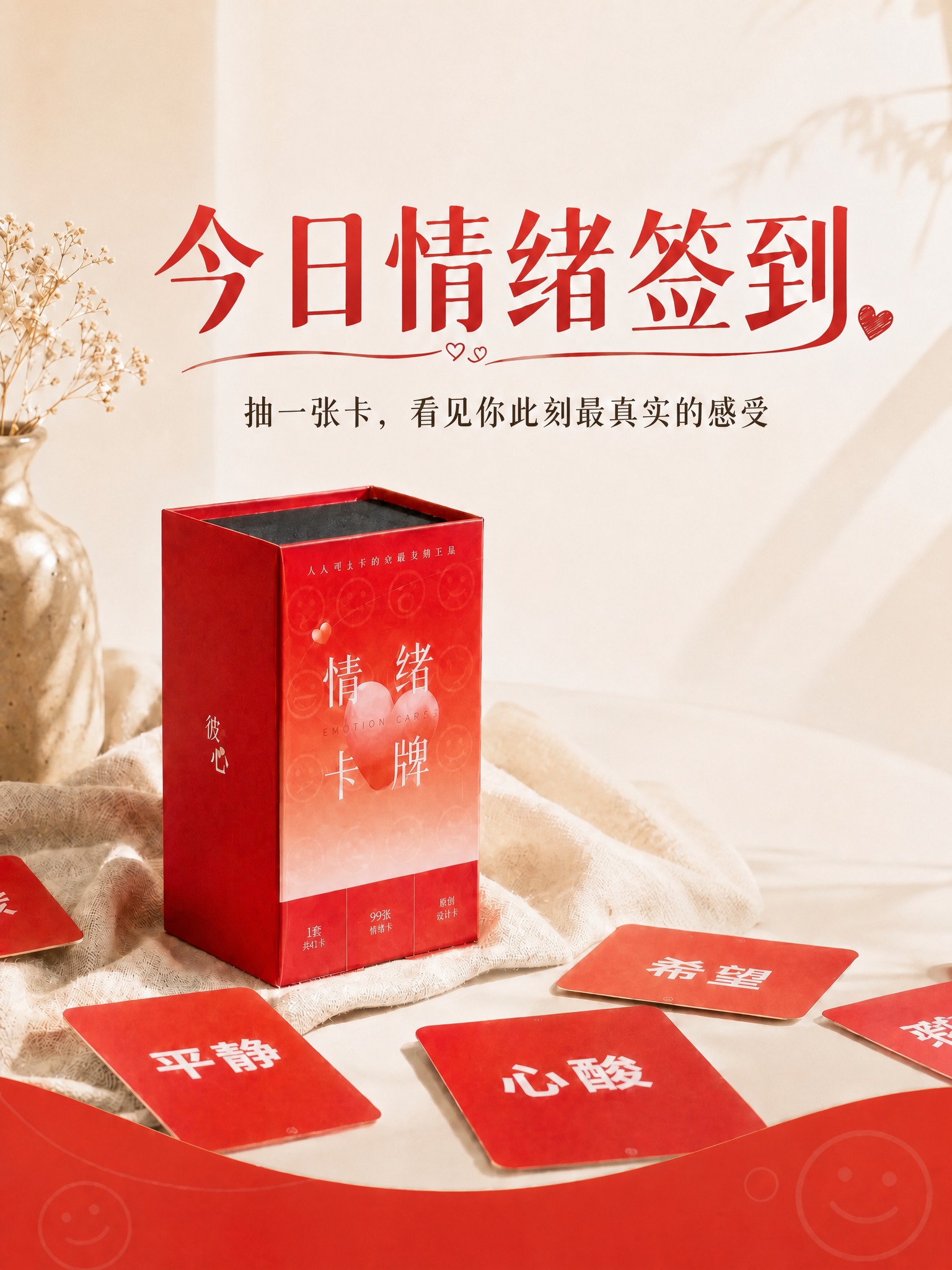 基于参考图修改，去掉右侧的三段文字（自我觉察、情绪探索、内心成… - 图片创意预览