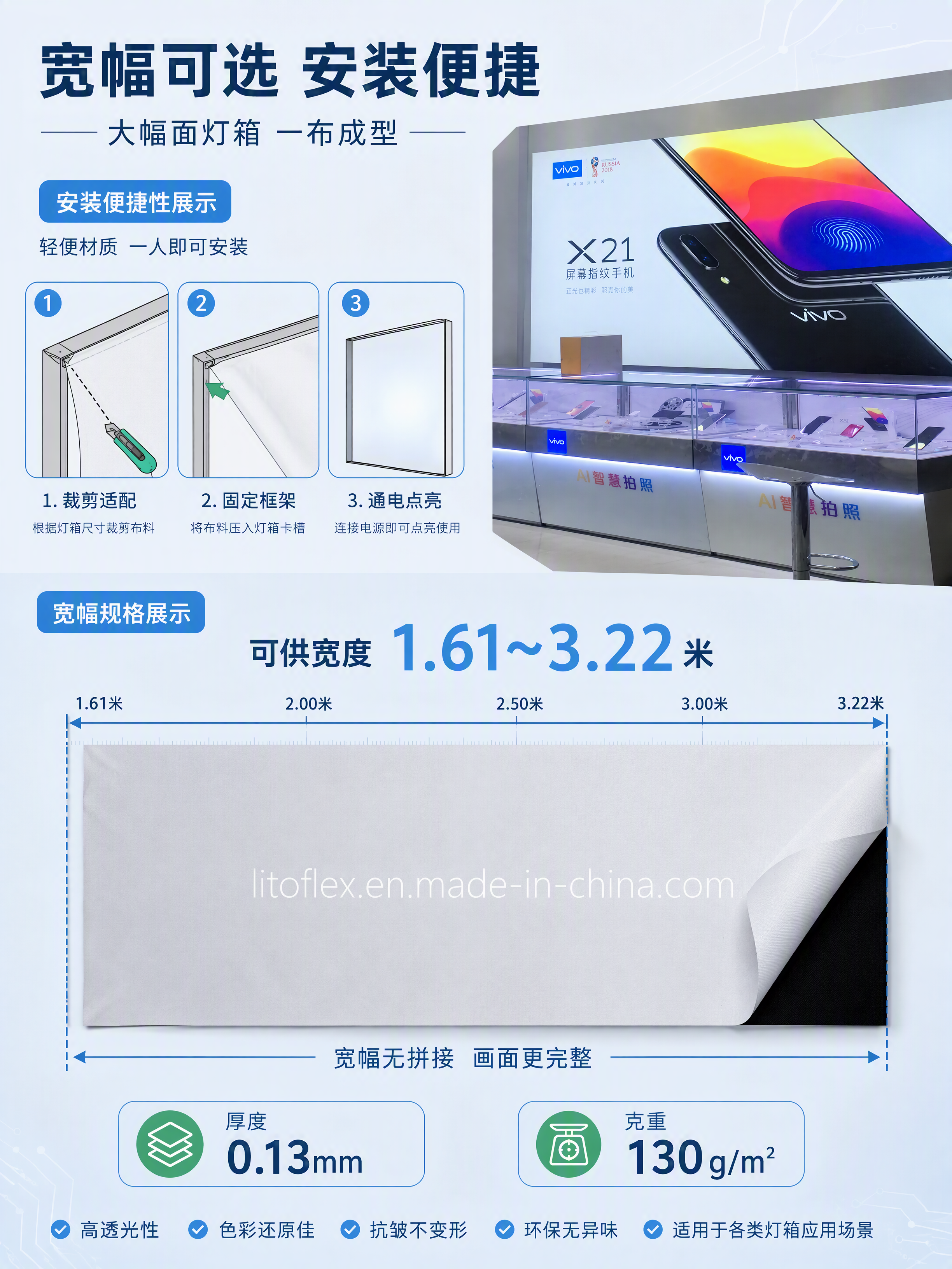 [第5张] 详情页安装与规格说明 - 丽图内打纺织品布宽幅与安… - 图片创意预览