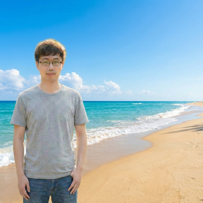 背景还是换成海边吧预览效果