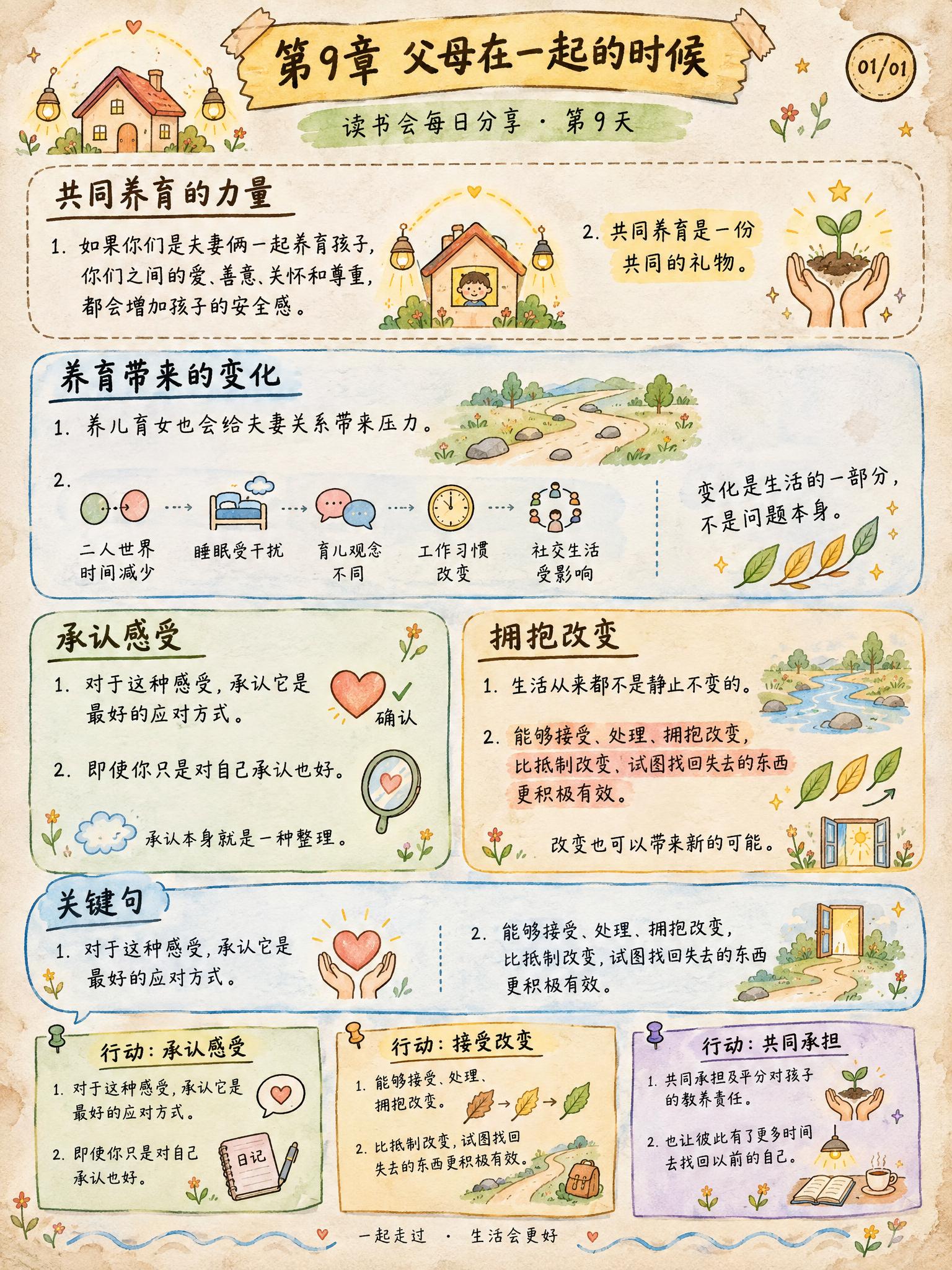手绘涂鸦笔记(Sketchnote)风格，经典手账风，3:4竖… - 图片创意预览