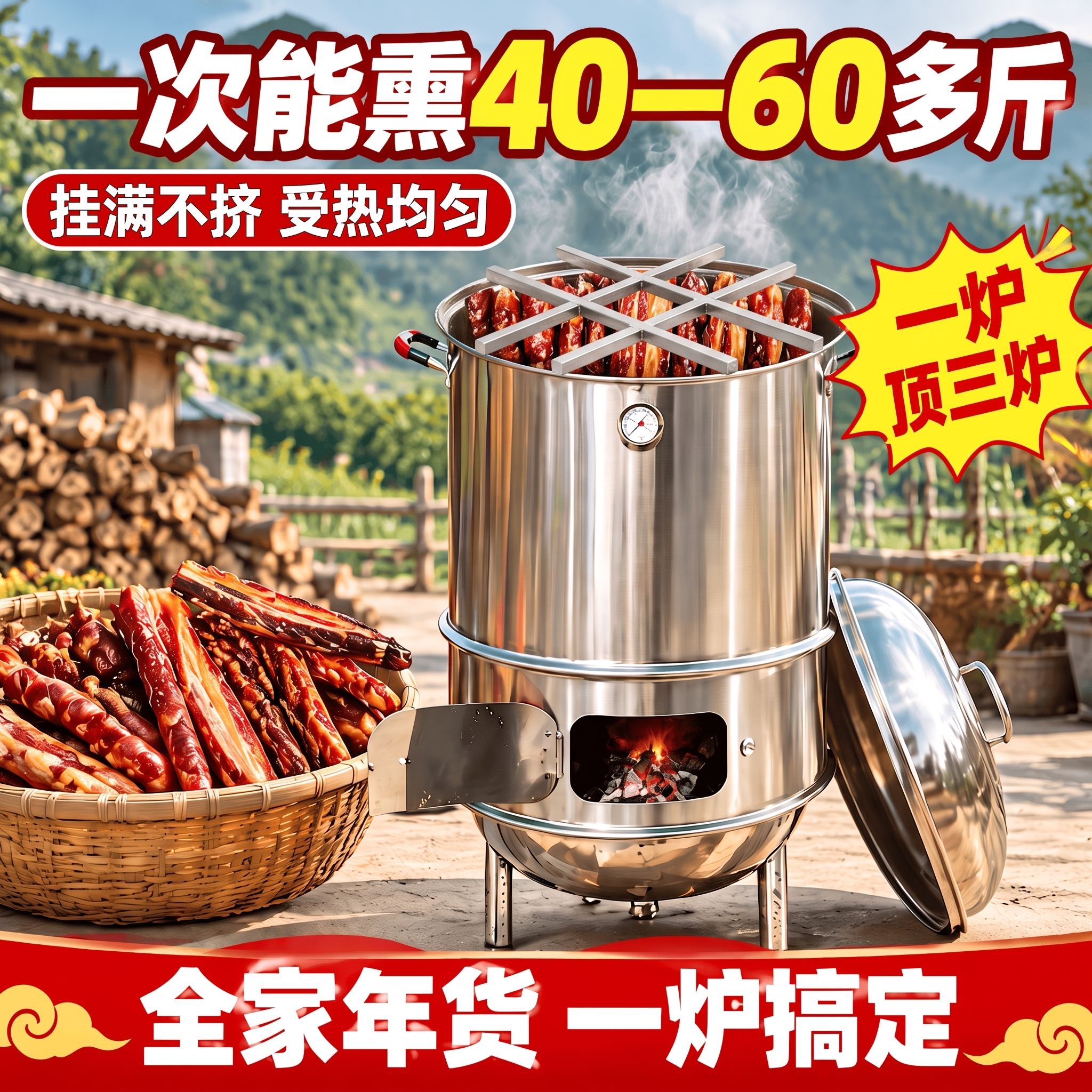 炉子上面这个呃支架要去掉，换成和炉子边缘平的十字架。其他的不变 - 图片创意预览