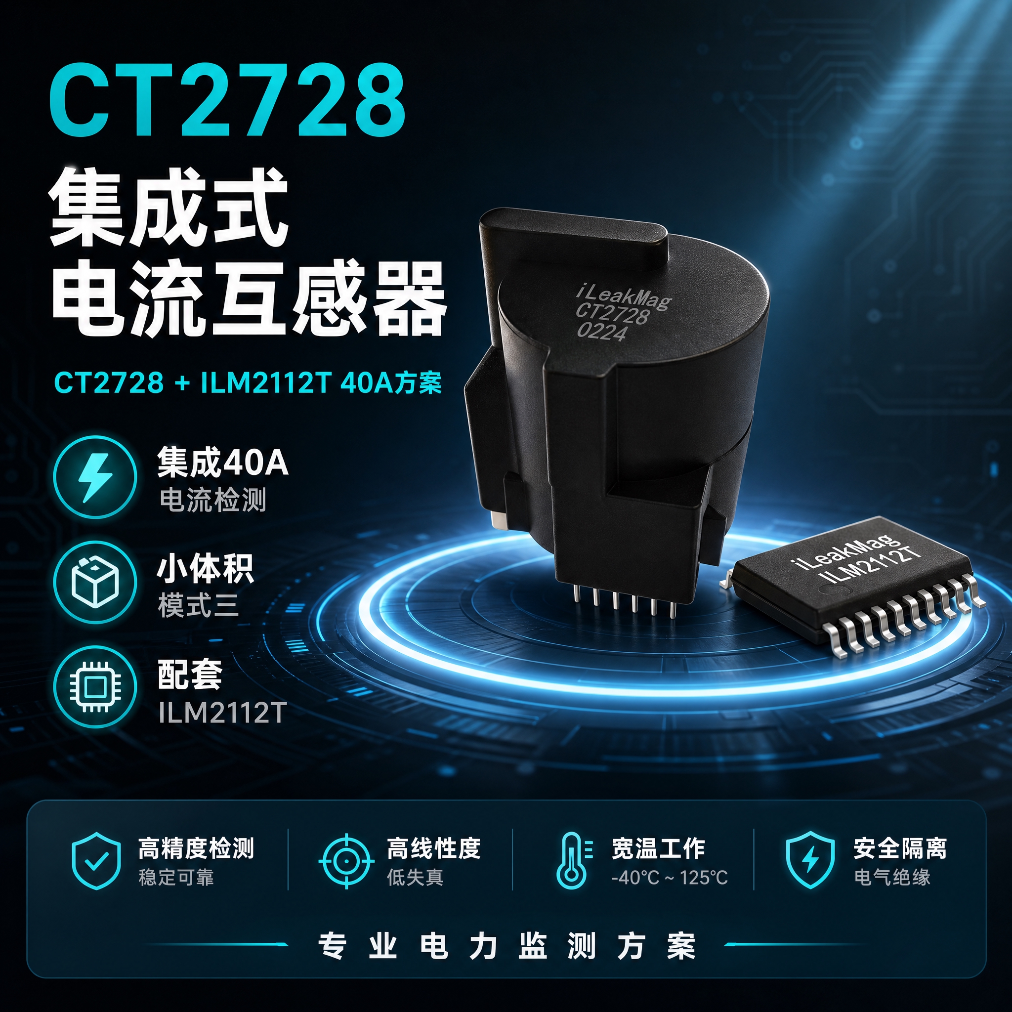 [主图-1] 首图点击率海报，展示CT2728电流互感器+IL… - 图片创意预览