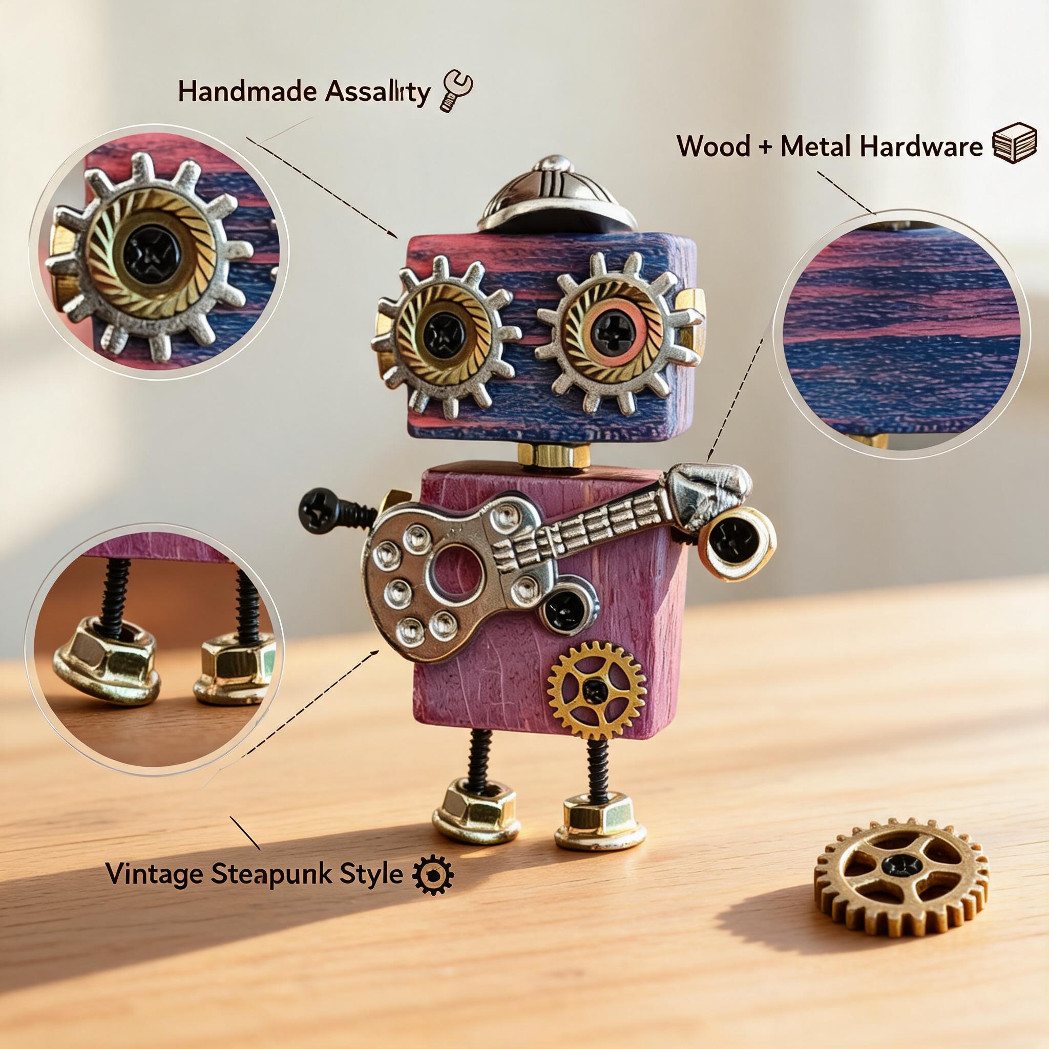 [主图-2] 商品名称：Handmade Steampunk… - 图片创意预览