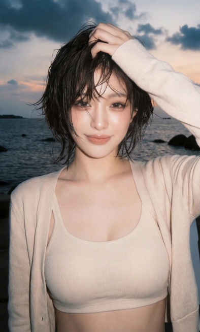 保留人物形象和风格，确保主体人物占据画面核心区域，视觉焦点完全集中在人物身上生成10张不同姿势的照片预览效果