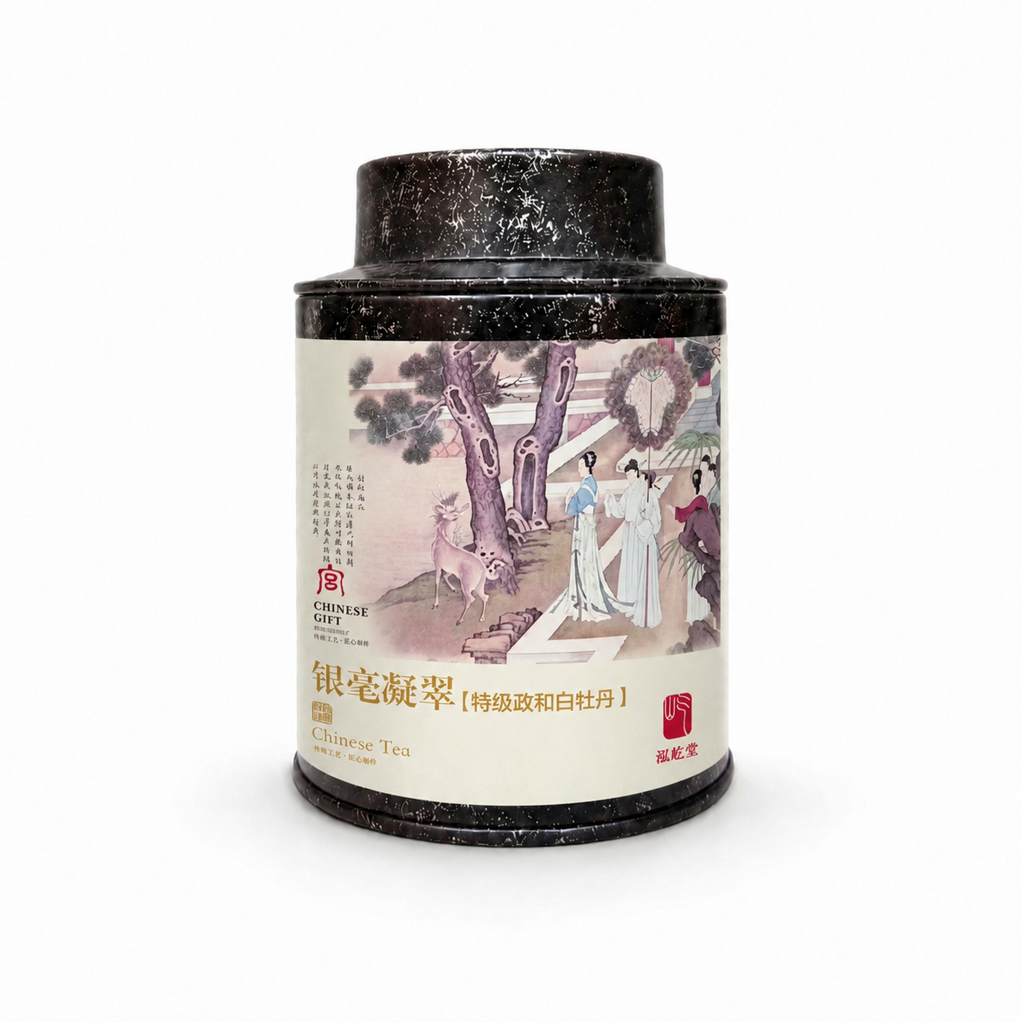 将提供的新标签替换到黑色罐子原有标签位置，保持罐子造型、透视和… - 图片创意预览