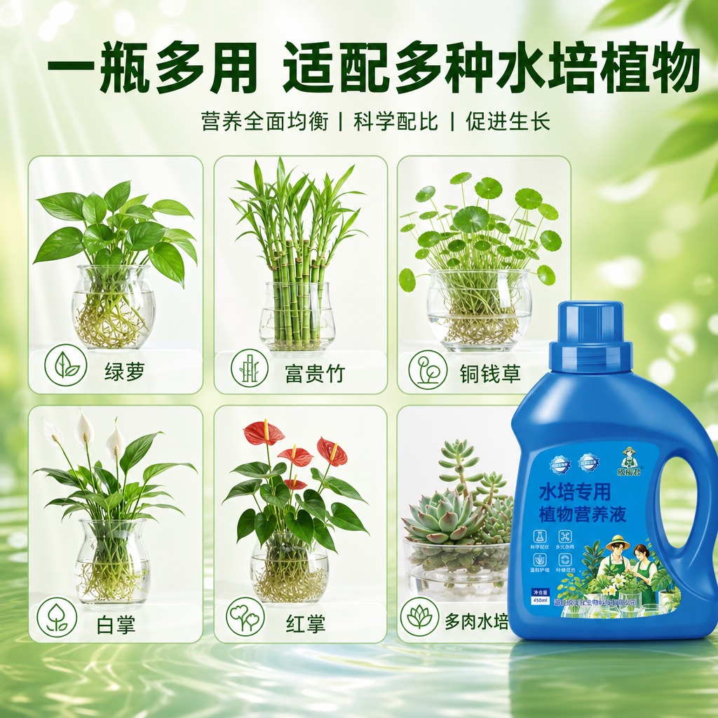 [主图-8] 适用范围广 多种水培植物都能用 [统一基调] 淘… - 图片创意预览