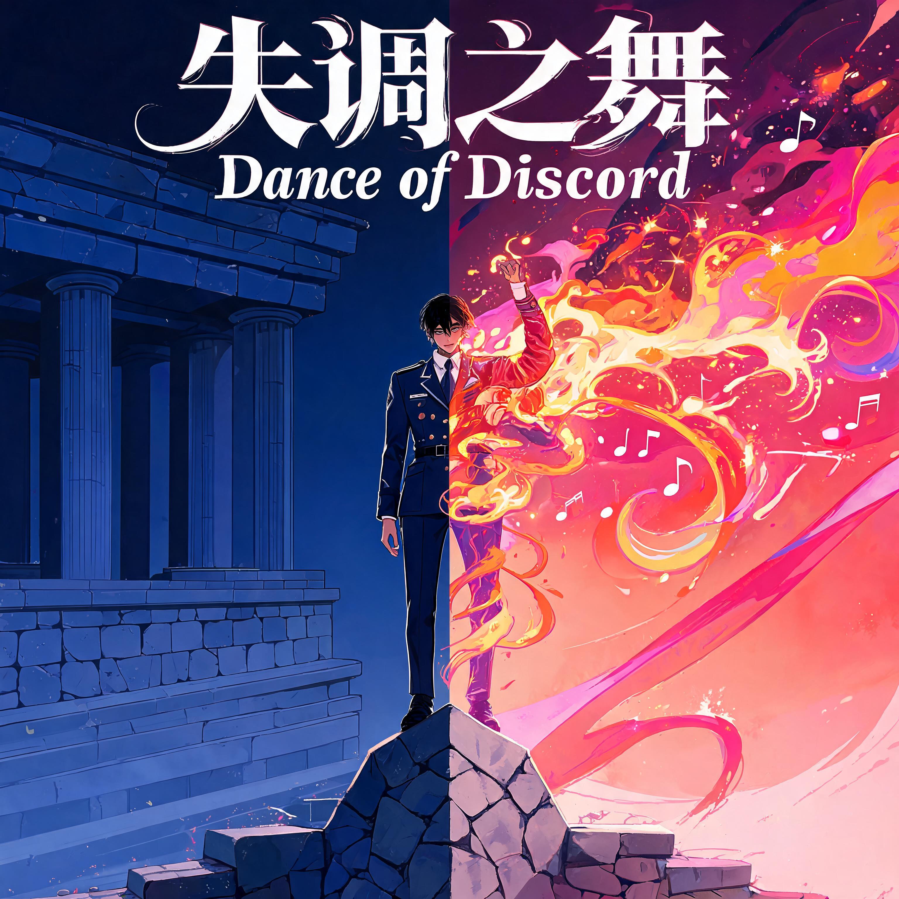 "失调之舞 Dance of Discord"艺术海报，方形构… - 图片创意预览