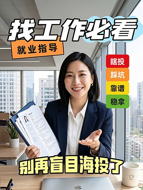 毕业找工作指南小红书封面配图