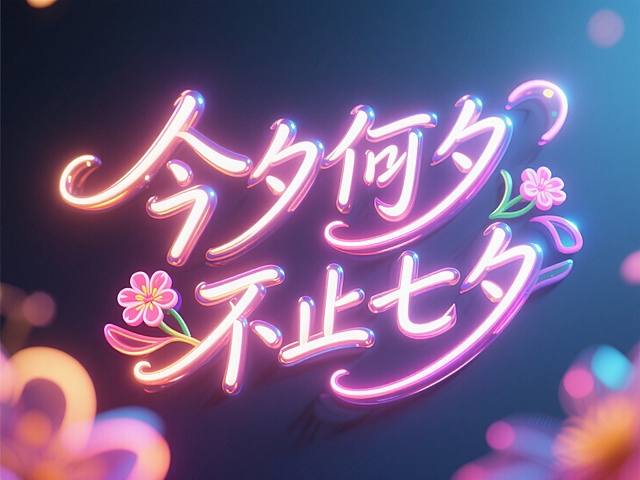 字体设计｜七夕手写字体