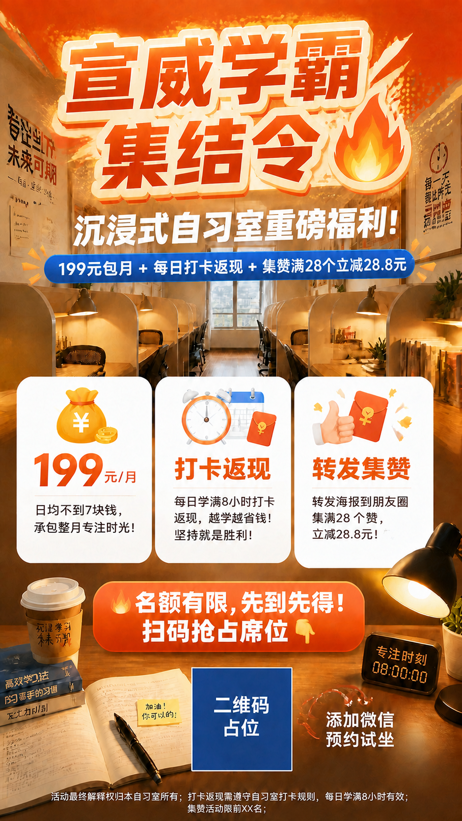 将图片右侧第三个白色卡片中的“集满28.8个赞”修改为“集满2… - 图片创意预览