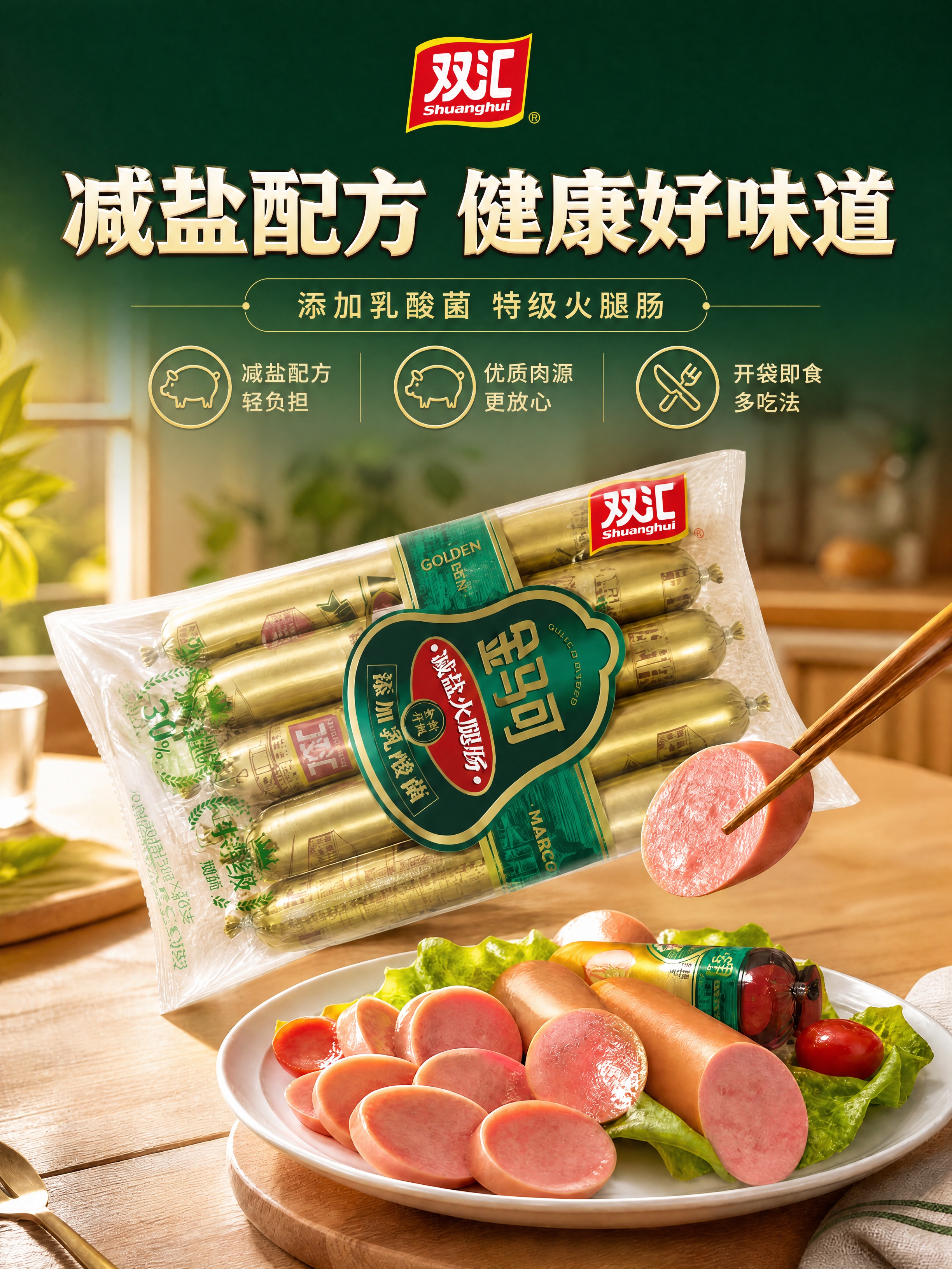 修改这张详情页头图，去掉画面中所有"减盐30%"的文字，主标题… - 图片创意预览