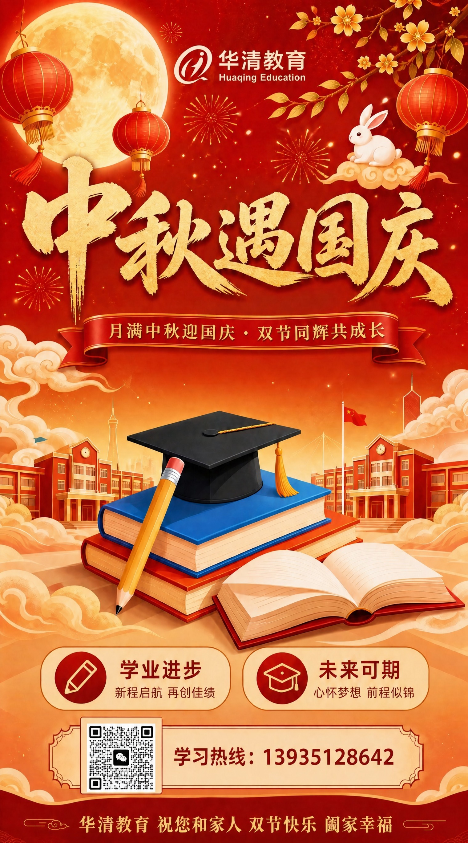 将图2的微信二维码精确替换到图1海报底部左侧的"二维码占位"红… - 图片创意预览