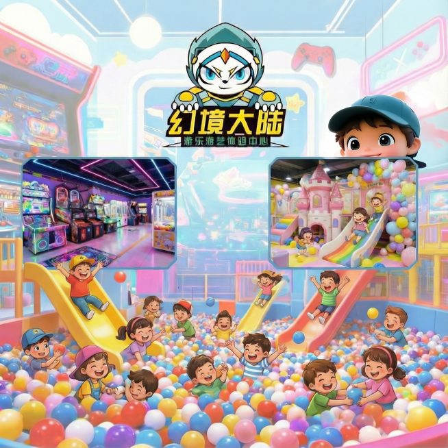 帮我在波波池加上一些小朋友在玩时的开心类容预览效果