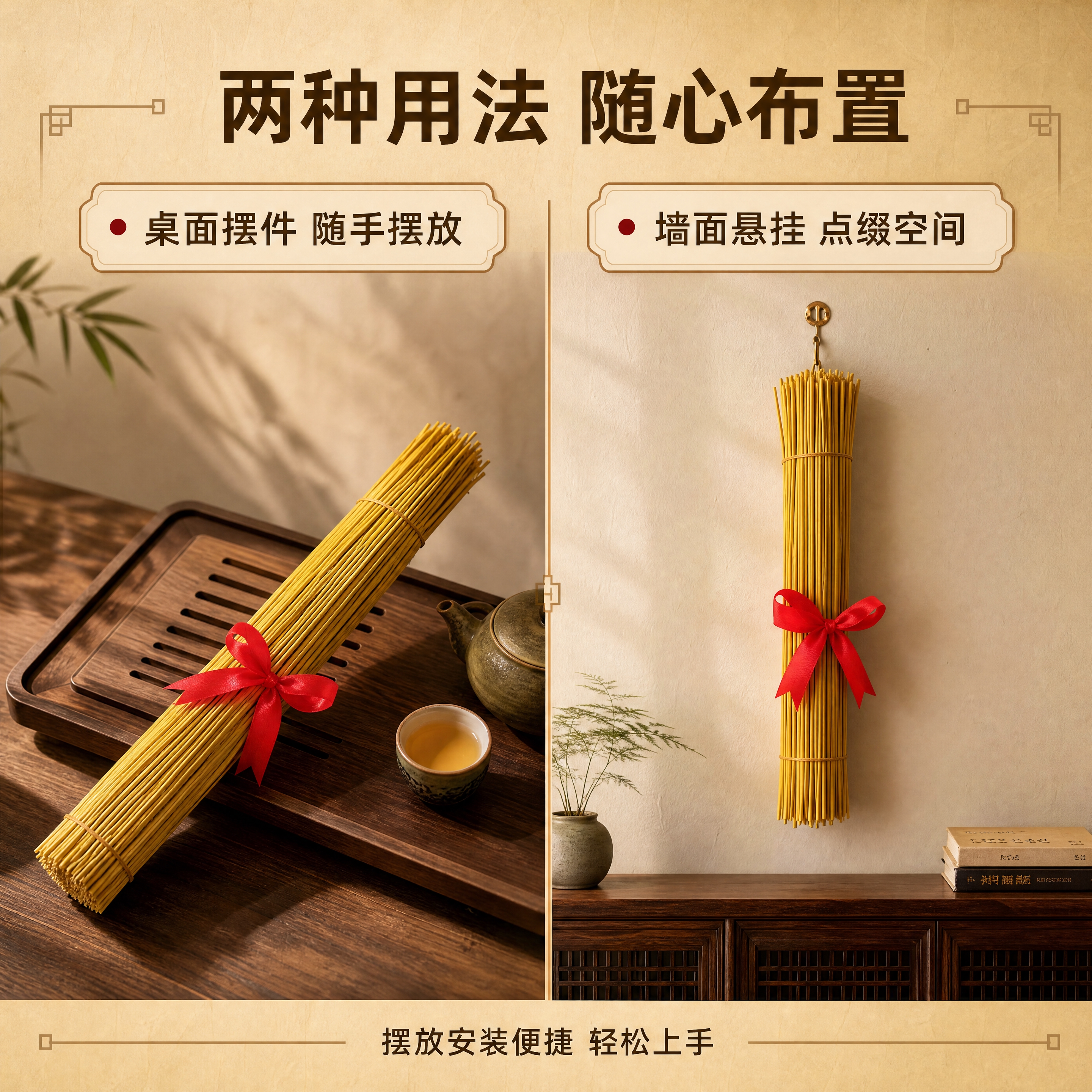[商品] 使用【图2】去尾稻草捆红绳装饰束；保留稻草金黄色泽、… - 图片创意预览