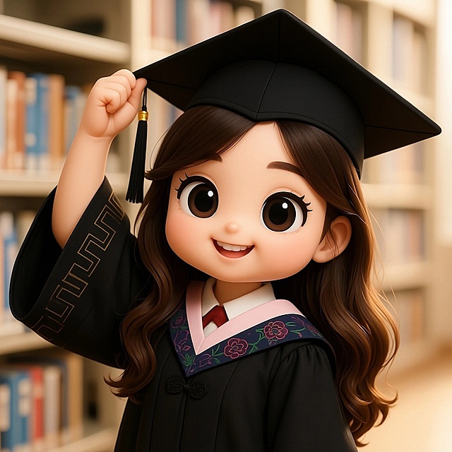 图片中的人物变成3D-chibi风格，大眼睛，可爱