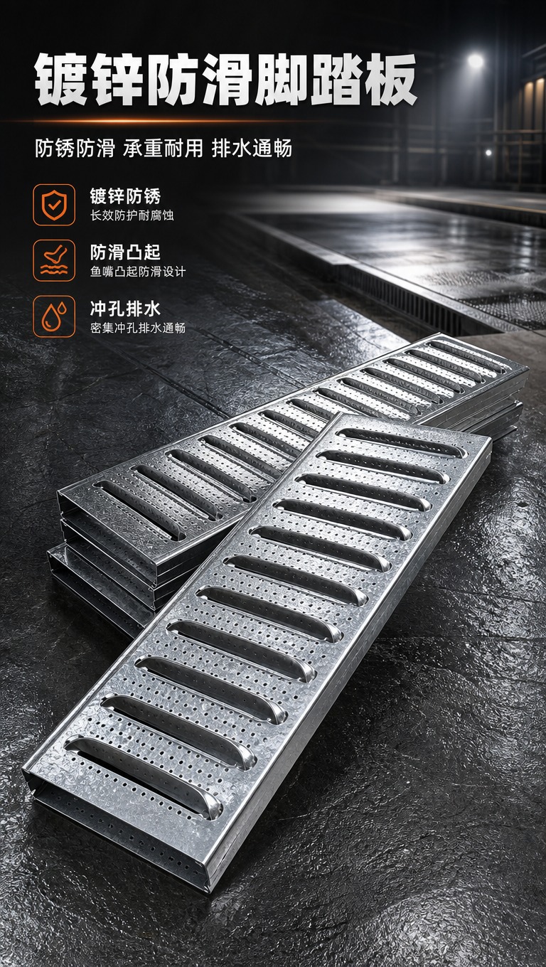 [商品] 使用【图1】镀锌防滑脚踏板；保留长条形金属板材结构、… - 图片创意预览