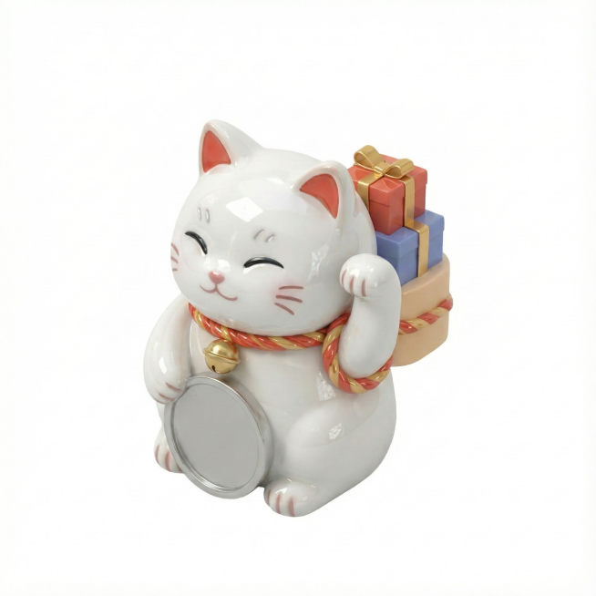 给它加上陶瓷的质感，变高清预览效果