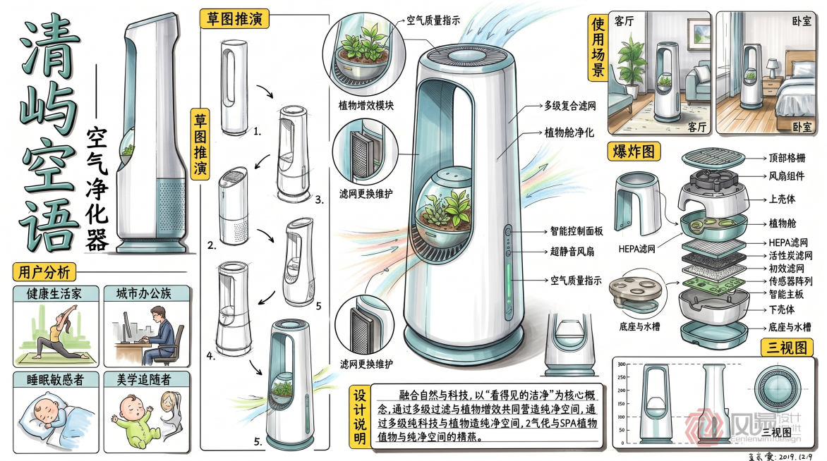 生成清屿空语横板快题预览效果