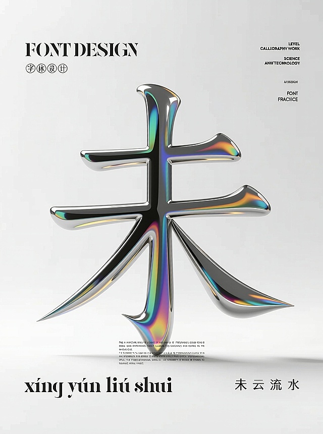 流字改成未字