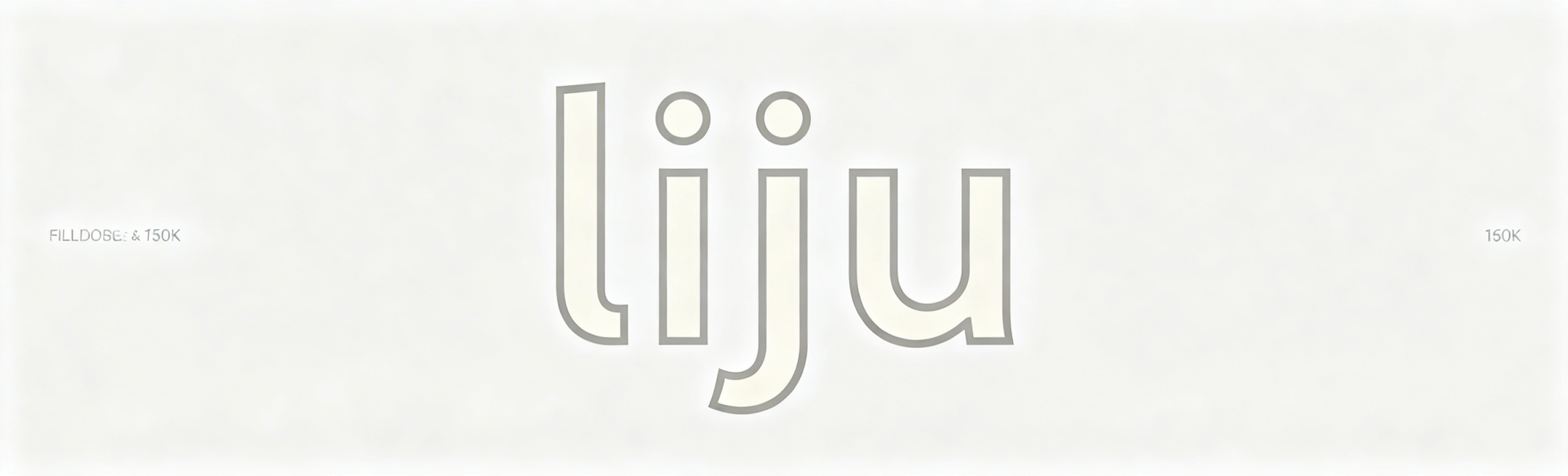 设计一个店铺logo，店铺名称为"liju"，现代简约风格，清晰干净，适合商业店铺使用，生成的文件大小控制在150K以内预览效果