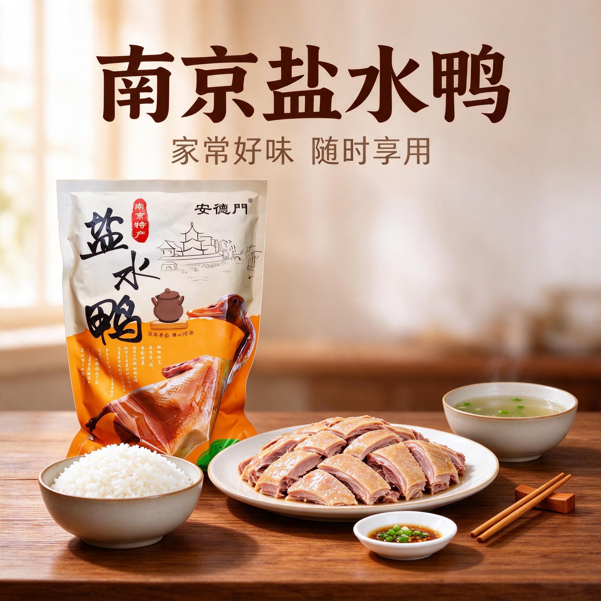 [商品] 使用【图1】安德门盐水鸭包装袋；保留包装袋整体外观特… - 图片创意预览