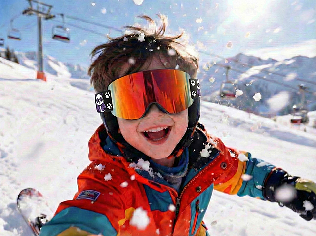 把镜片上的熊猫和爪子图案去掉就可以了