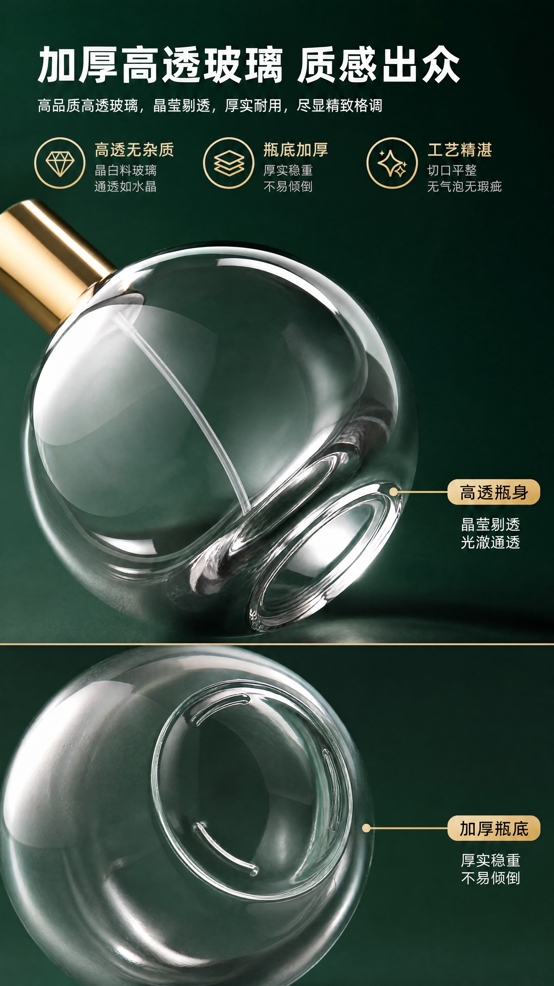 [商品] 使用【图10】瓶底特写及【图4】100ml球形香水瓶… - 图片创意预览