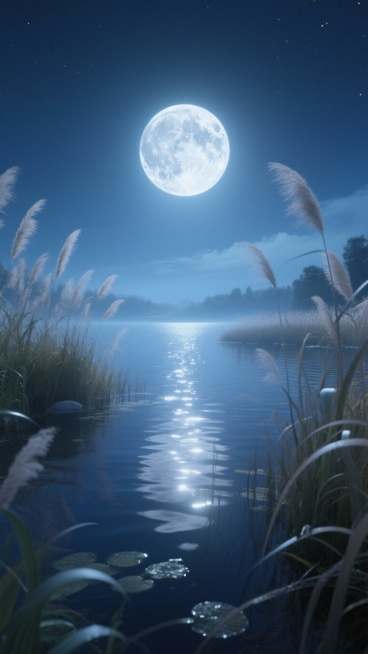 帮我生成50张关于月亮的美丽图片预览效果