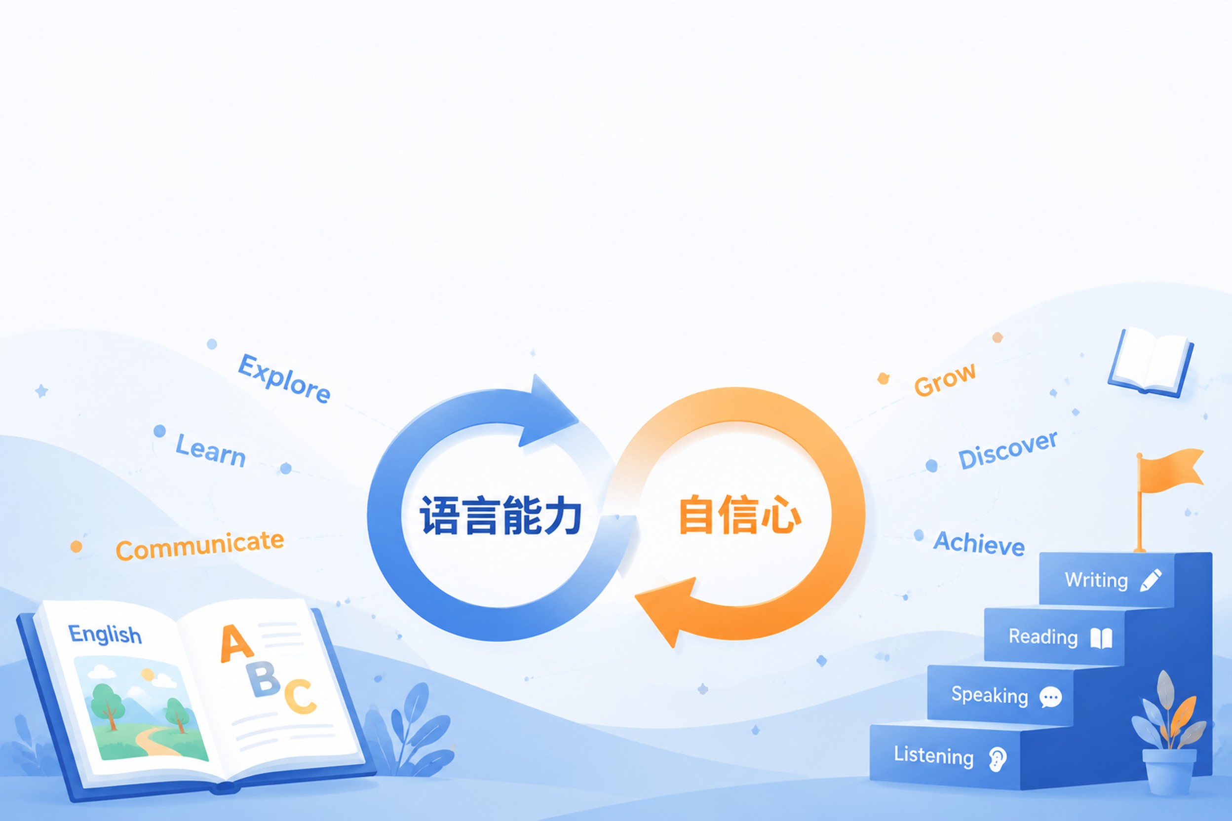 文章主封面图 横版 3：2，简约扁平化信息图表，柔和蓝白主色调… - 图片创意预览