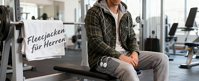 字改成Fleecejacken für Herren