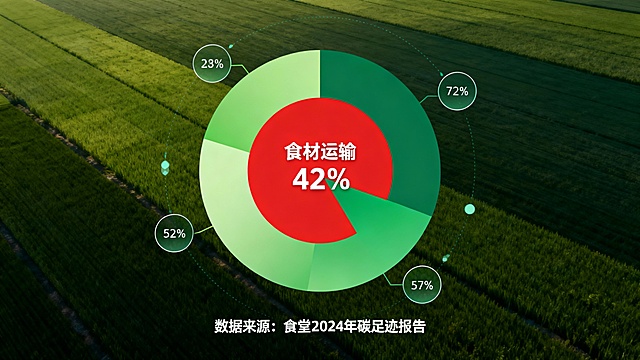 生成ppt页数：12页

结构：

表格

页码

内容

视觉元素

1

封面

校徽+绿色主题背景

2

目录

图标导航

3

项目背景

全国高校碳排地图（AI生成）

4

食堂碳排来源

饼图（食材运输占42%）

5

智慧系统介绍

智能点餐流程图

6

能源监控系统

实时能耗仪表盘截图

7

减排建议1：绿色供应链

地图+物流路径优化图

8

减排建议2：低碳菜谱

食物碳排对比条形图

9

减排建议3：光盘行动

学生行为数据模拟

10

碳排计算模型

公式+模拟结果表格

11

成果展望

2026年碳排下降30%目标图

12

致谢

QR码（扫码查看完整报告）
