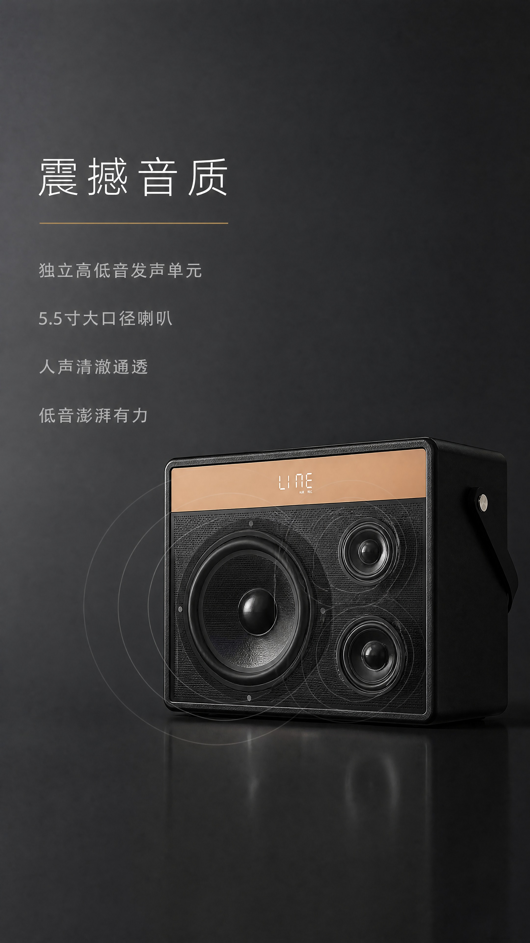 [商品] 使用【图3】闻歌W500便携式K歌音响一体机；保留黑… - 图片创意预览