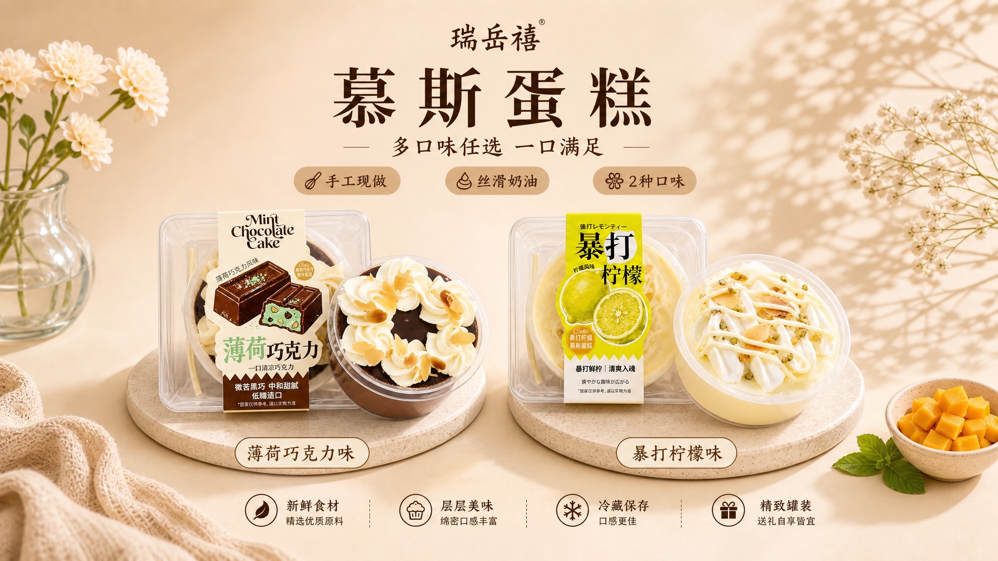 参考图3的整体版式骨架、暖调奶油氛围和光影风格，制作一张瑞岳禧… - 图片创意预览