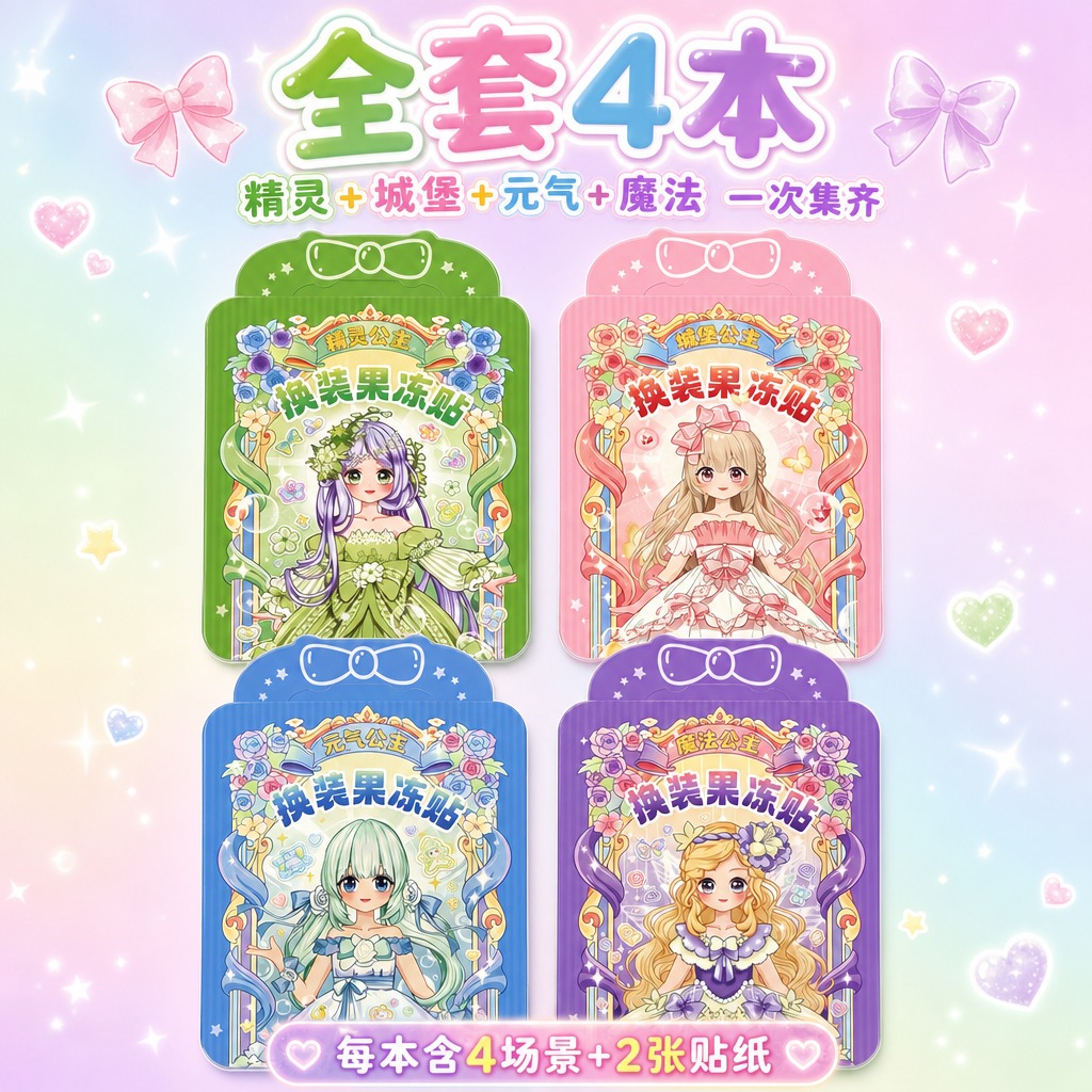 1:1正方形构图，超高清电商SKU图，糖果梦幻少女风，鲜亮通透… - 图片创意预览