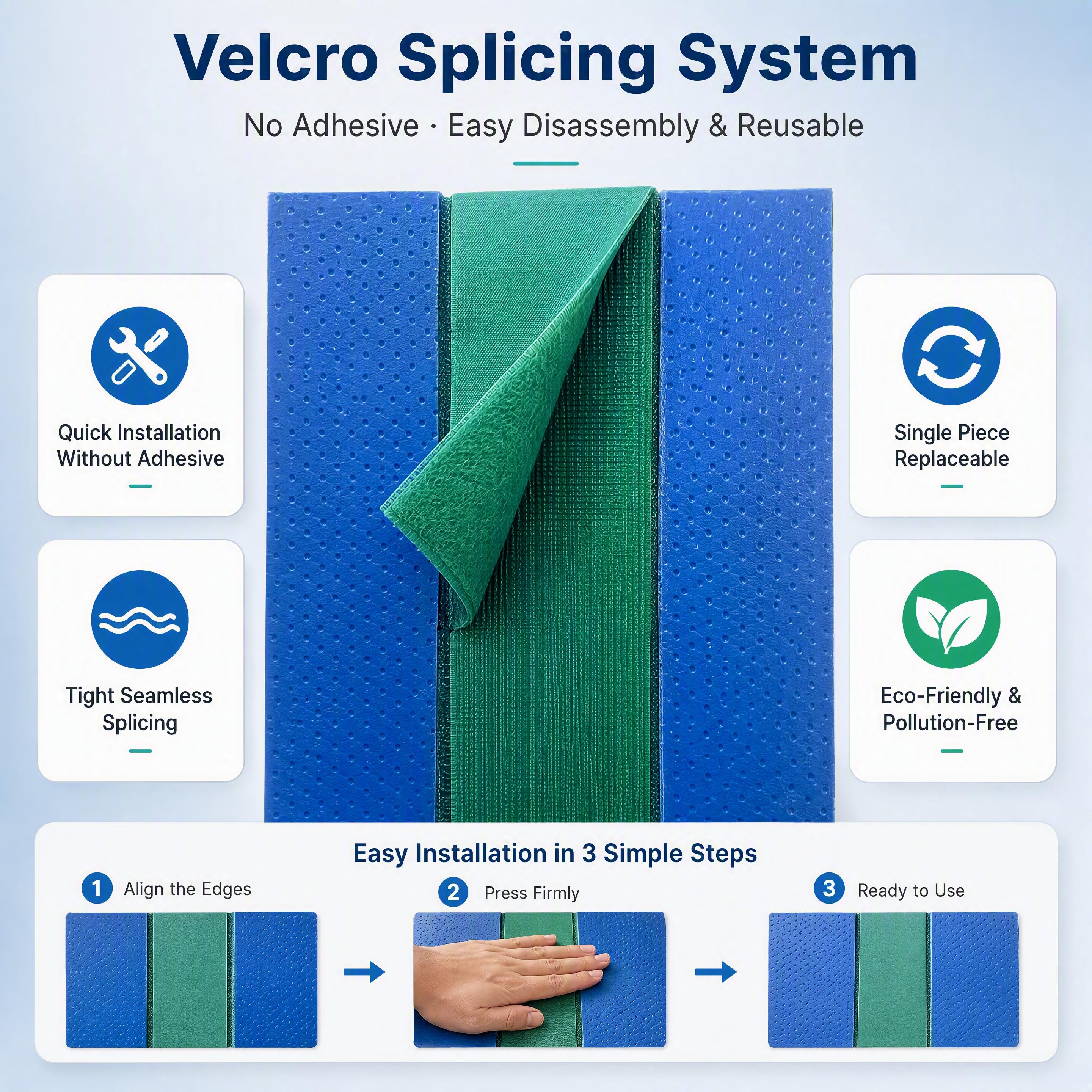 [第2张] 亚马逊跨境详情页 - Velcro Splicin… - 图片创意预览