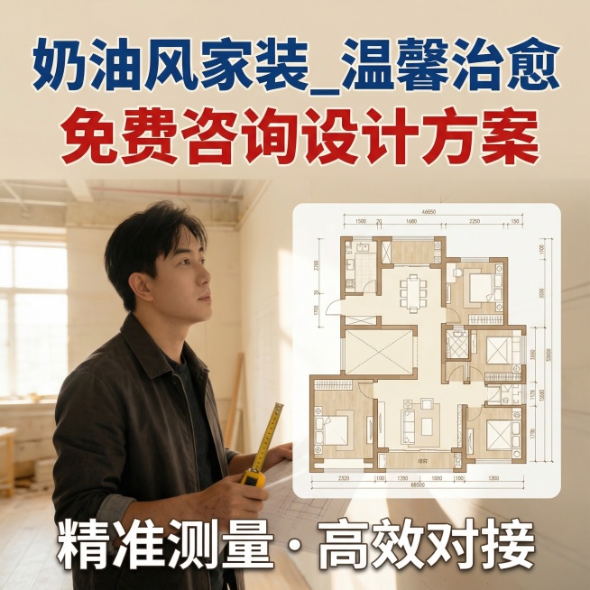请自由选择括号内的3到5个关键词来替换图片中的文字部分，主图的合计风格以及颜色搭配参考上传的2涨图，加上人物，依次搭配不同文案进行设计5个新的主图：【家装效果图定制_客餐厅卧室厨卫_现代简约风格
工装预览效果