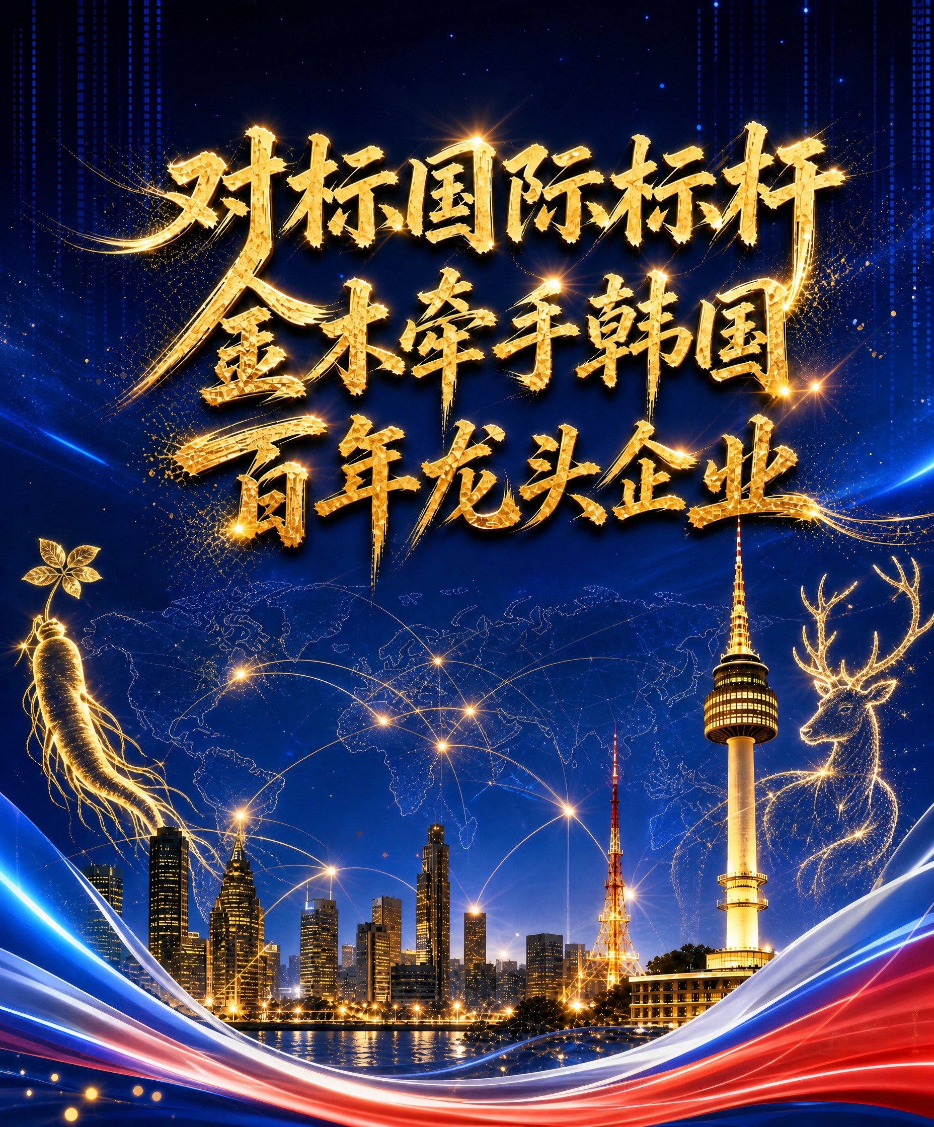 修改海报：1. 整体回归蓝色调，以深蓝科技渐变为主色调；2.… - 图片创意预览