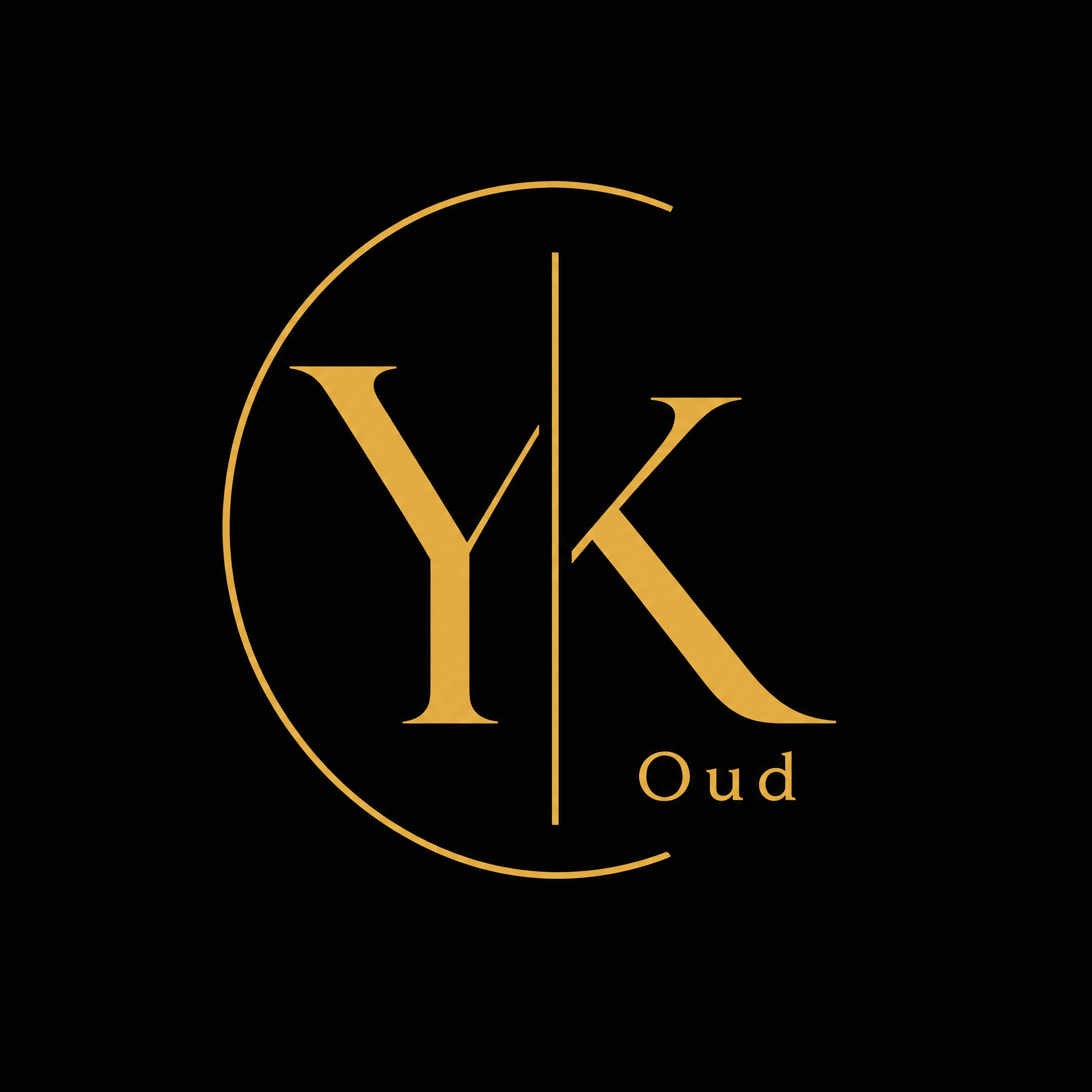 将图中的YK Oud logo转换为纯平面矢量风格，去除3D立… - 图片创意预览