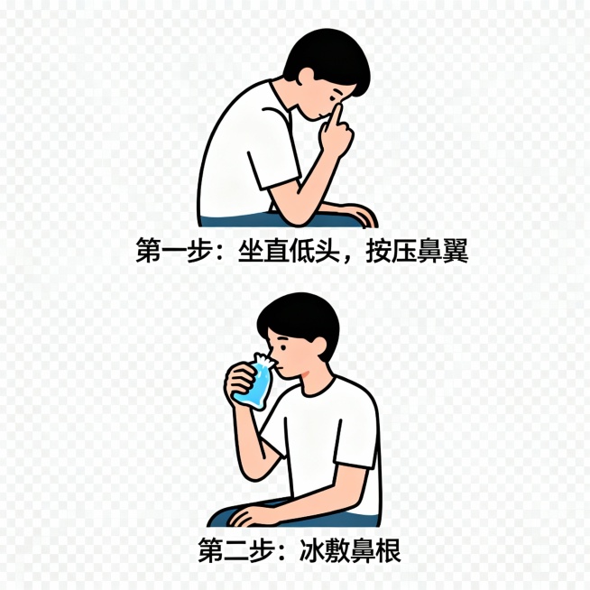 一到冬天，天干物燥，社区里流鼻血的街坊就变多了--要么鼻涕里带点血丝，要么鼻子突然滴两滴，偶尔还会哗哗流。遇到这种情况，大家的“急救操作”五花八门：仰头、塞卫生纸、冰敷额头、冷水拍后脑勺……
但医生预览效果