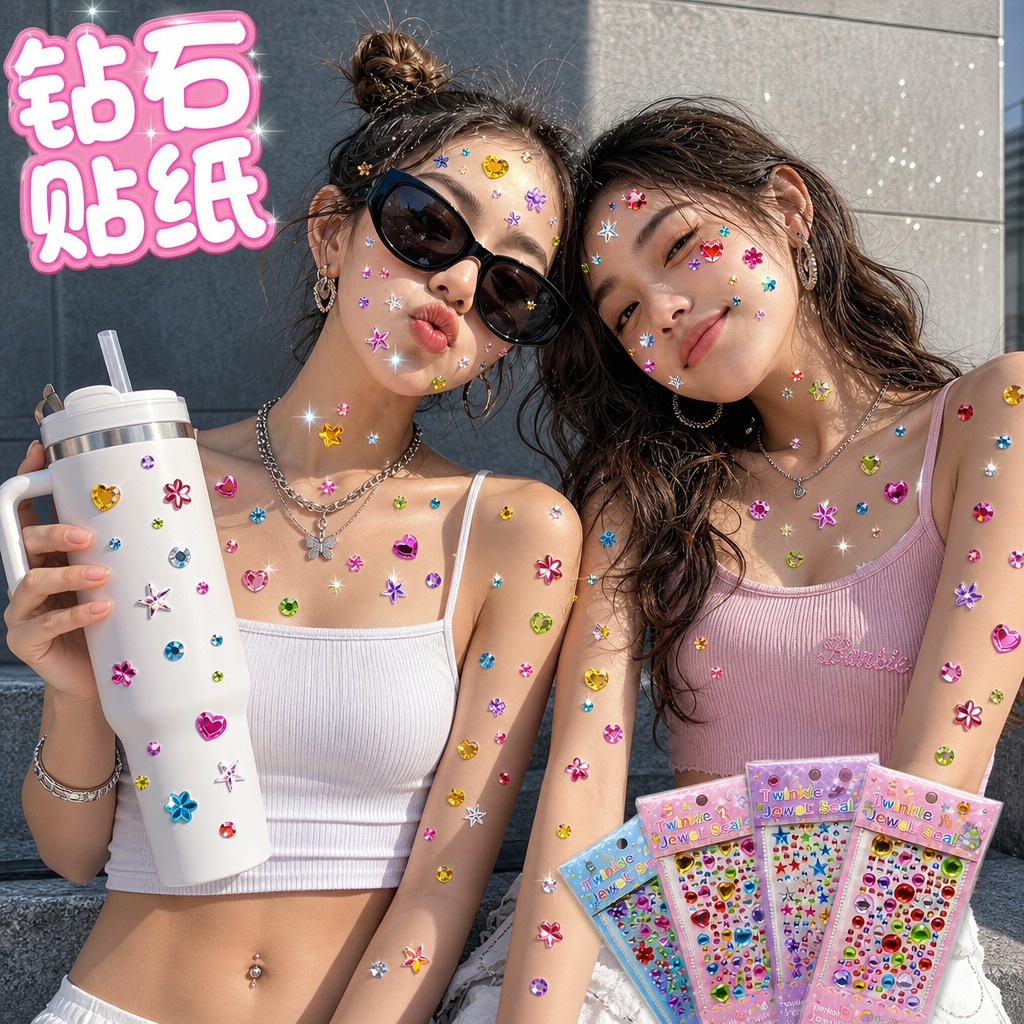 第1款 墨镜街头辣妹造型 1:1 正方形商品主图，美式甜辣街头… - 图片创意预览