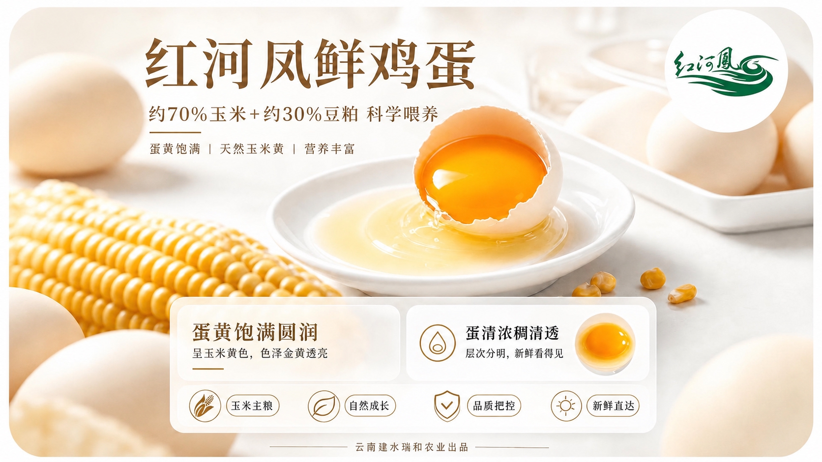 将画面中的「红河凤」logo替换为简化版logo：只保留中间白… - 图片创意预览