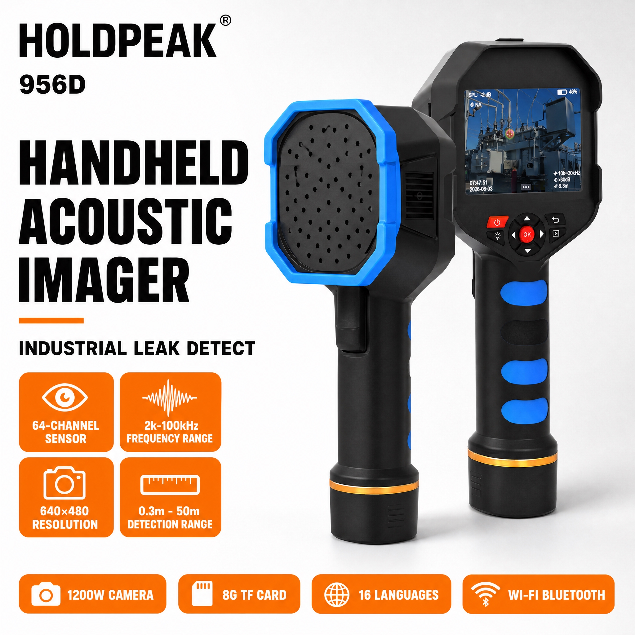 [单张主图] HoldPeak手持声学成像仪（工业泄漏检测仪）… - 图片创意预览