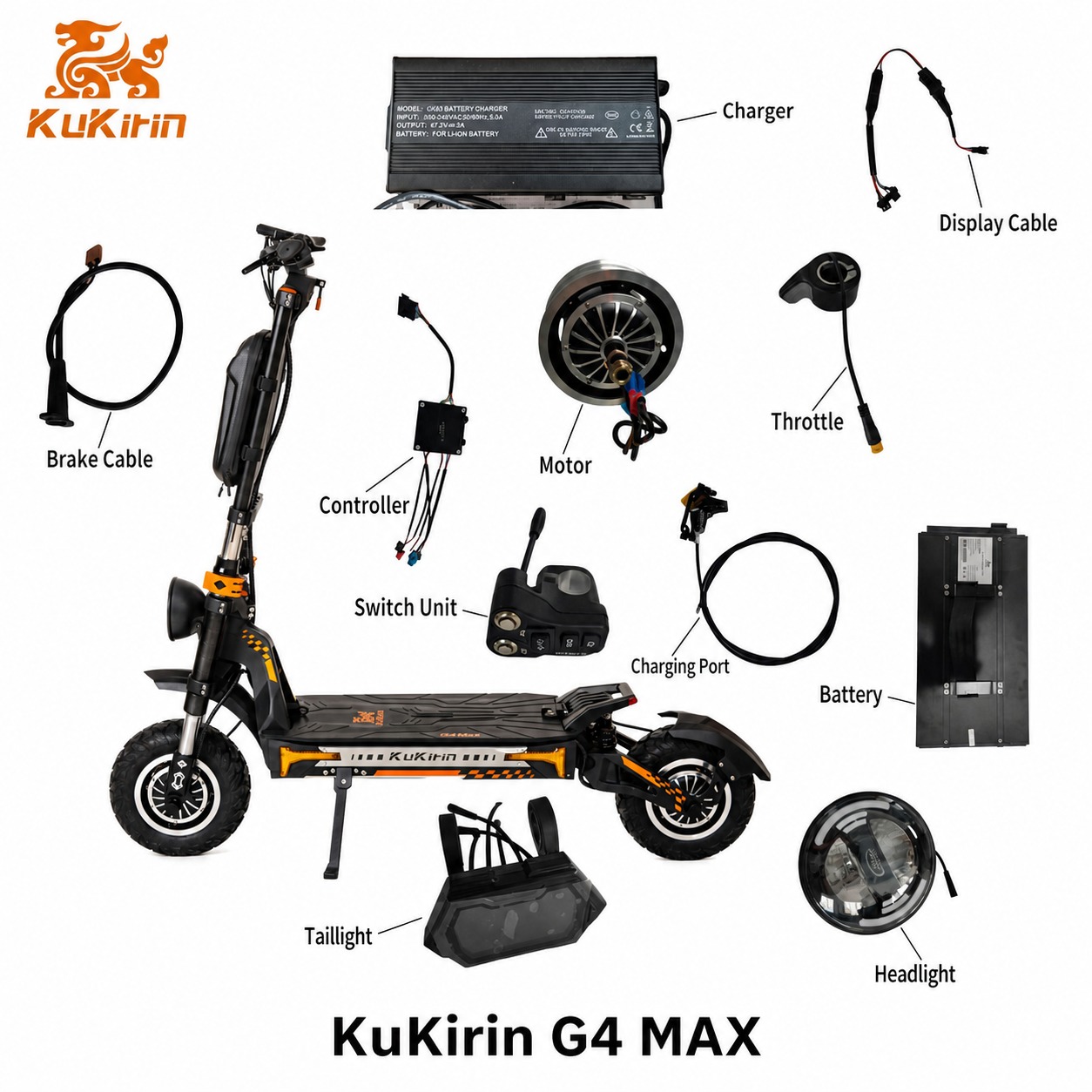 将图中滑板车替换为第一张图的KuKirin G4 MAX滑板车… - 图片创意预览