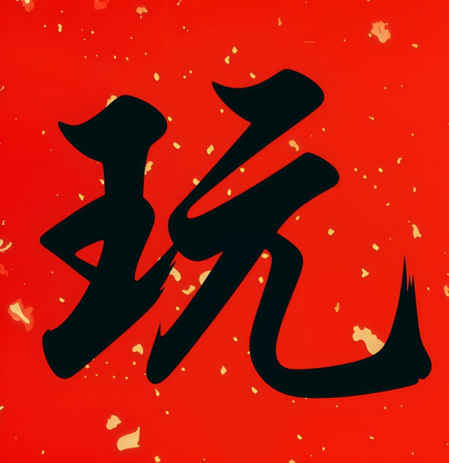 下图“寻”改为“玩”预览效果