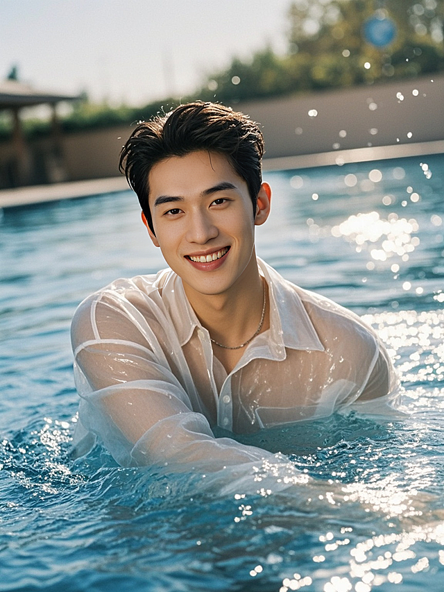 夏日高清摄影·水中·人像写真