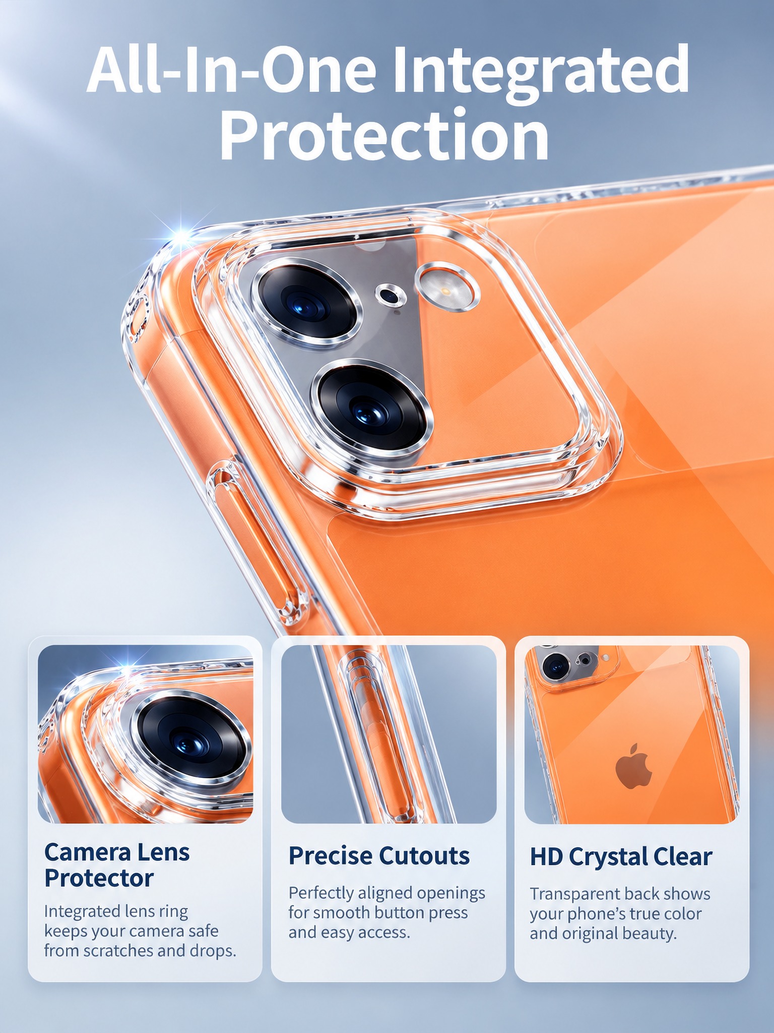 [主图-3] Crystal Clear Phone Case… - 图片创意预览