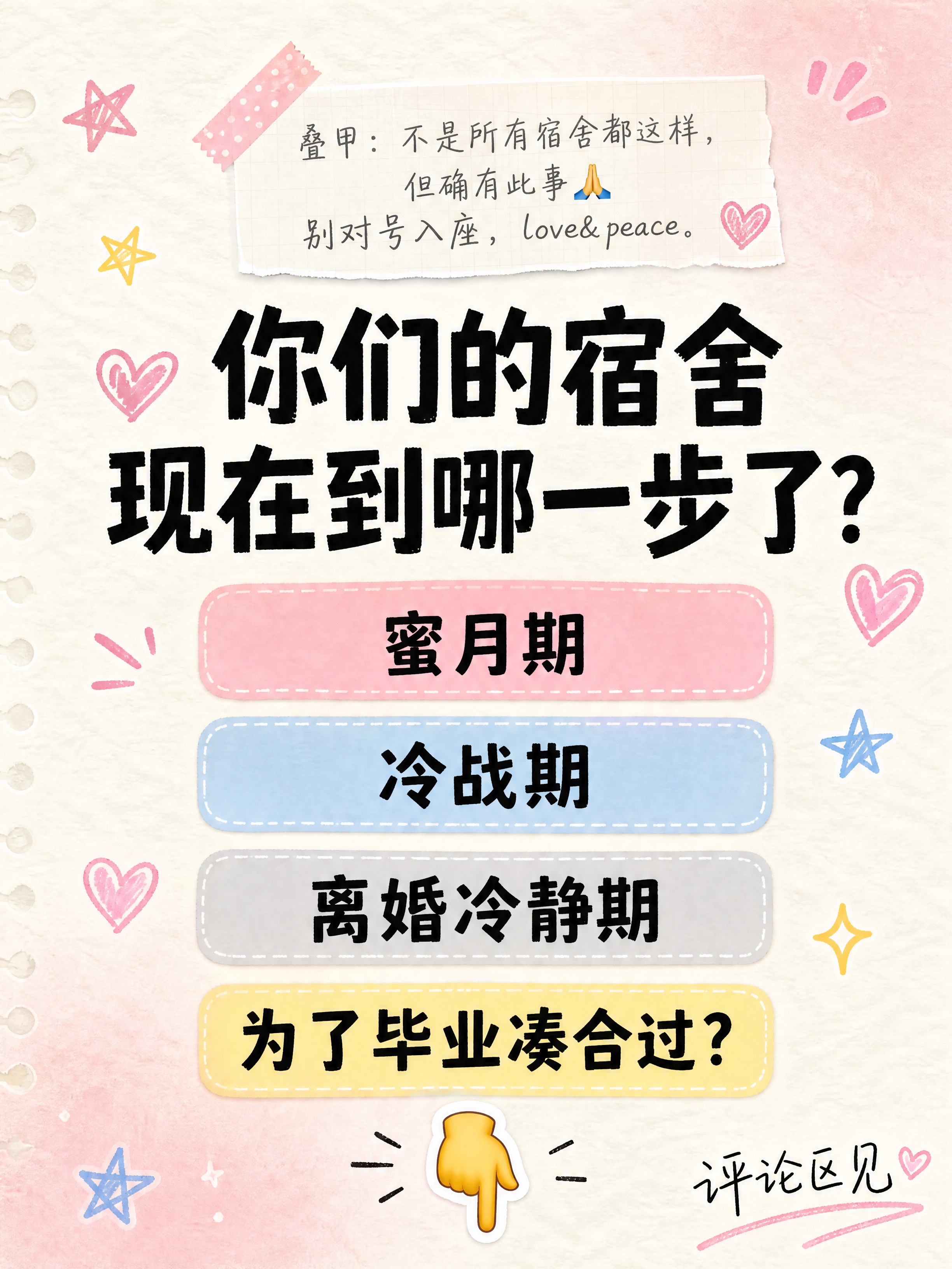 小红书笔记结尾互动页，手账拼贴风格，版式精美，小红书笔记内页质… - 图片创意预览