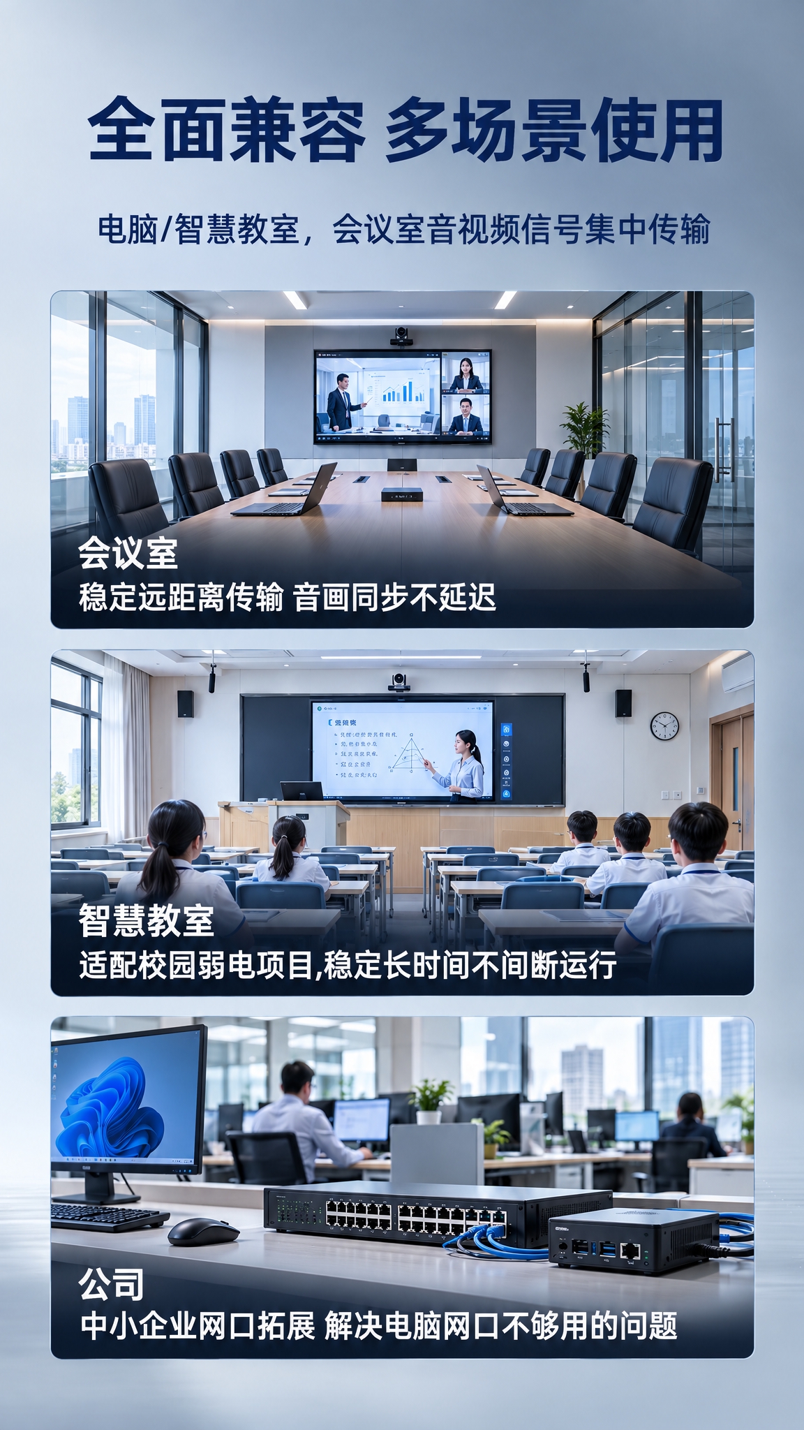 基于参考图重新生成电商详情页，延用第一张的大气简约商务科技风格… - 图片创意预览