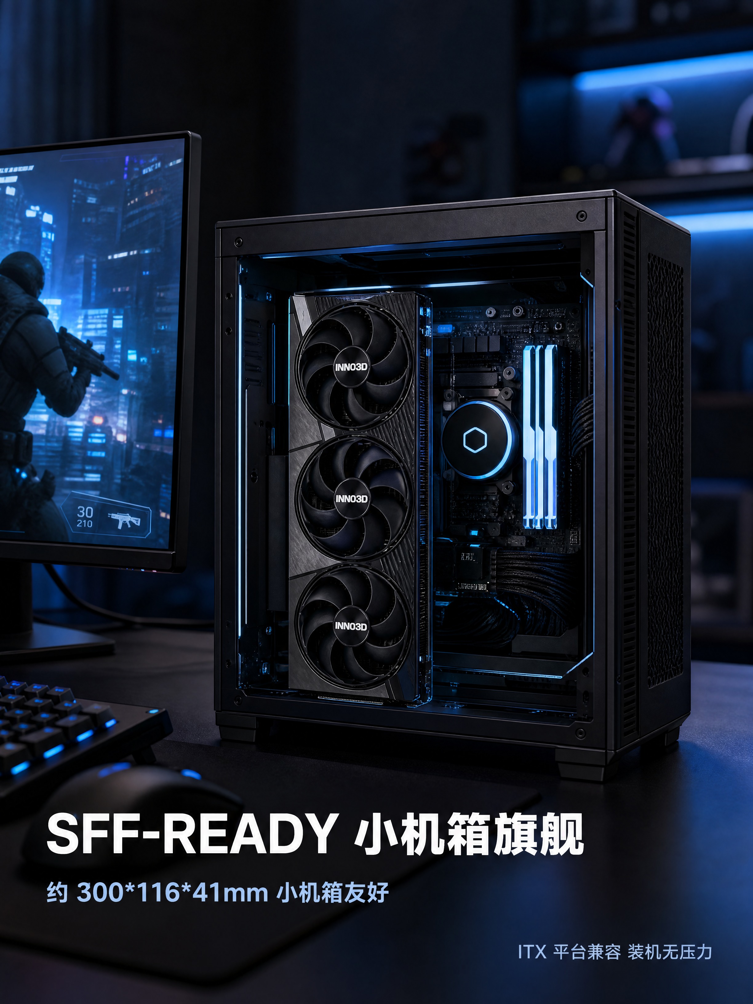 [商品] 使用【图1】INNO3D 三风扇电竞显卡；保留三风扇… - 图片创意预览