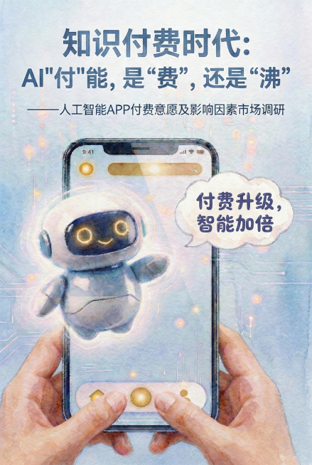 将气泡内的“付费升级，智能加倍”文字更换为圆润可爱的Q版字体，保持文字内容、颜色及画面其他元素不变预览效果